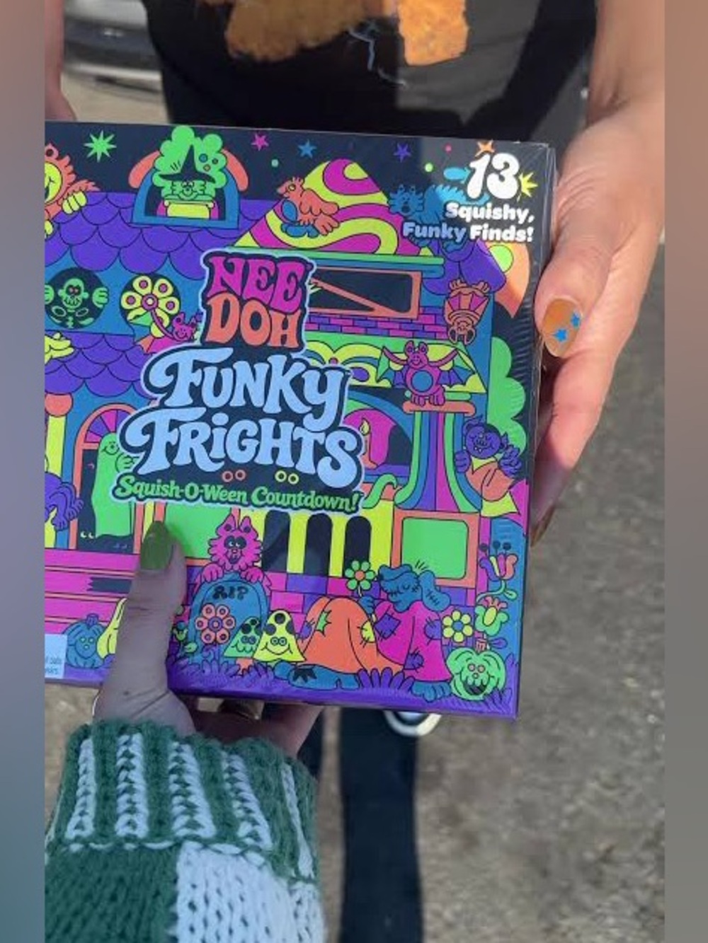 NEW NEEDOH FUNKY FRIGHTS SQUISH-O-WEEN COUNTDOWN ADVENT CALENDAR